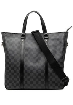Louis Vuitton Pre-Owned 2010 Damier Graphite Tadao satchel - Black