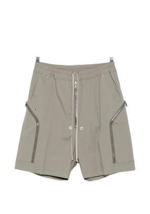 Rick Owens Heizer drawstring zip-detail shorts - Grey