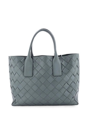 Bottega Veneta Pre-Owned Open Maxi Intrecciato Leather tote bag - Grey