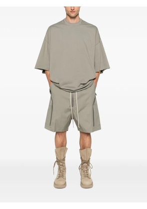 Rick Owens Heizer drawstring zip-detail shorts - Grey