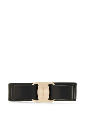 Ferragamo Double Vara bow hair clip - Black
