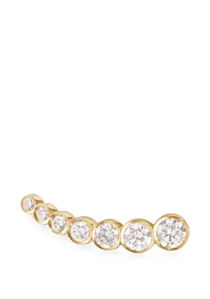 Sophie Bille Brahe 18kt yellow gold Petit Croissant diamond earrings