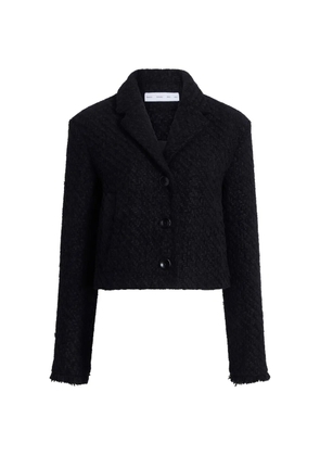Proenza Schouler White Label Nima jacket in basket-weave - Black