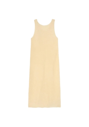RETORI brushed cashmere maxi dress - Yellow