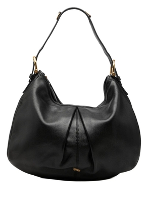 Burberry Pre-Owned 2000-2017 Large Leather Malika Hobo shoulder bag - Black