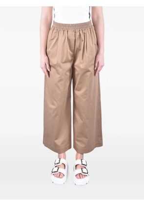 Weekend Max Mara Wkdgolfo pleated cropped trousers - Neutrals