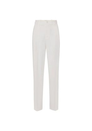 Elisabetta Franchi belt-loops trousers - White