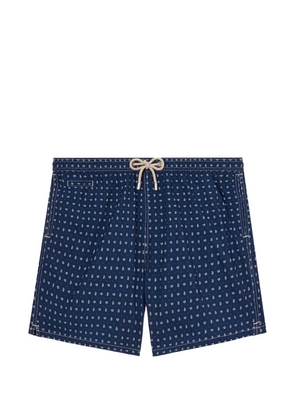 MC2 Saint Barth Lighting Micro paisley-print swim shorts - Blue