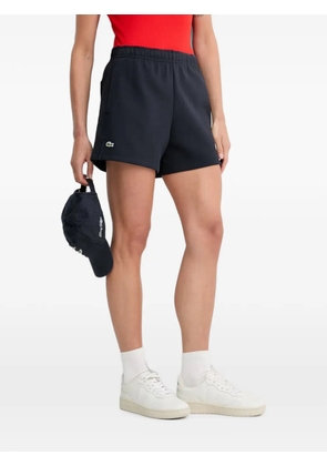 Lacoste logo-patch mini shorts - Blue
