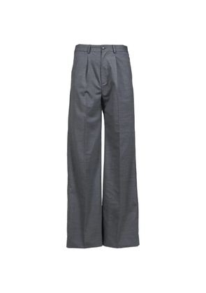 AWGE pleated wide-leg trousers - Grey