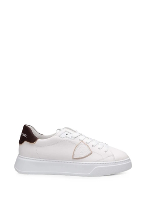 Philippe Model Paris Temple leather sneakers - White