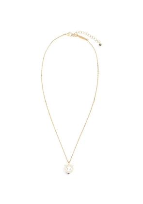 Ferragamo Gancini crystal-embellished necklace - Gold
