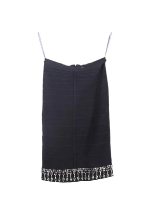 Hervé Léger bead-embellished skirt - Black