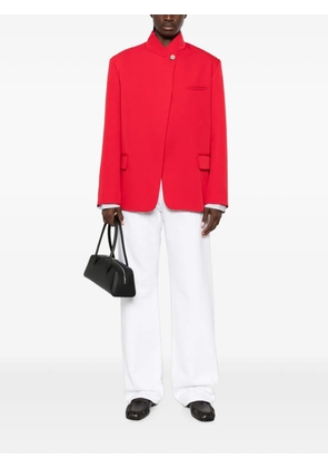 VICOLO high-neck single-button blazer - Red