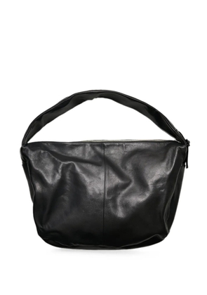 ssstein shirring-handle shoulder bag - Black