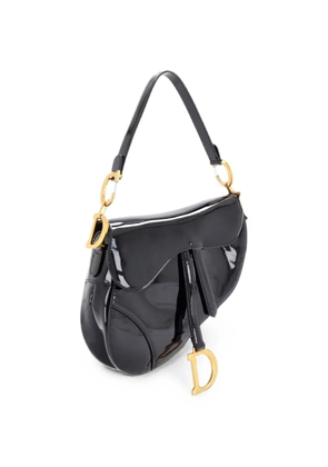 Christian Dior Pre-Owned Saddle Bag Patent Medium shoulder bag - Black