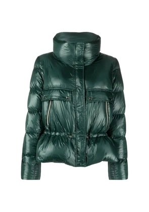 Herno peplum padded jacket - Green