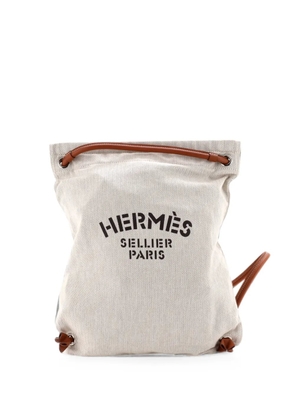 Hermès Pre-Owned Maline Bag Toile backpack - Neutrals