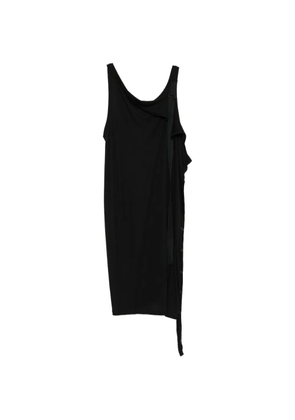 Yohji Yamamoto wool sleeveless dress - Black