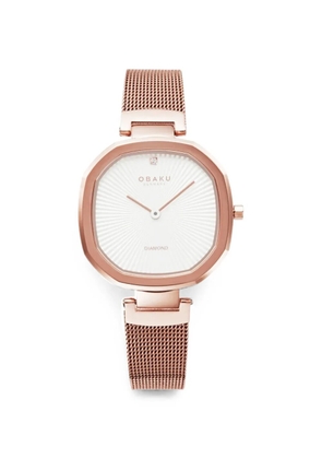 OBAKU Brilliant 32mm watch - White