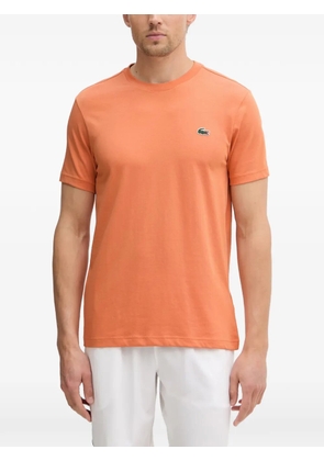Lacoste logo-patch performance T-shirt - Orange