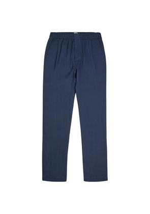 Sunspel elasticated-waistband trousers - Blue