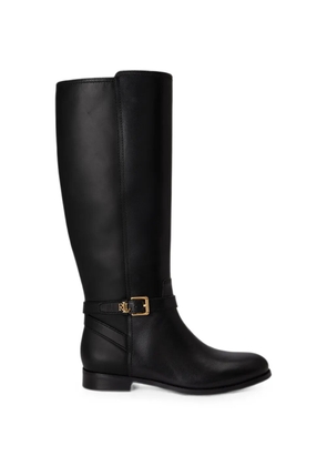 Lauren Ralph Lauren Brooke buckled leather boots - Black
