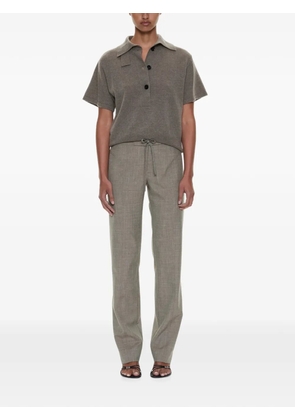 Christopher Esber Banyan panelled tie-waist trousers - Brown