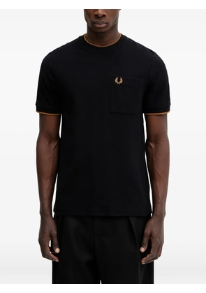 Fred Perry chest-pocket T-shirt - Black