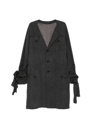 Yohji Yamamoto asymmetric coat - Grey