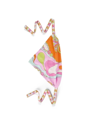 PUCCI Orchidee-print silk bandana - Pink