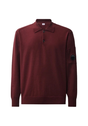 C.P. Company Lens-detail polo shirt - Red