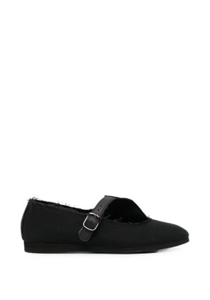 Yohji Yamamoto mary jane ballet flats - Black