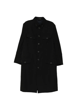 Yohji Yamamoto single-breasted coat - Black
