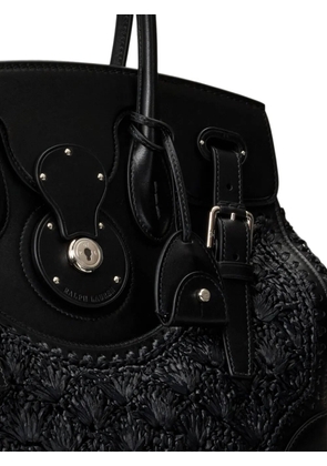 Ralph Lauren Collection Soft Ricky 33 braided tote bag - Black