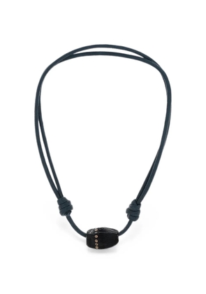 Dezso Coquito tiger eye and aquamarine necklace - Blue