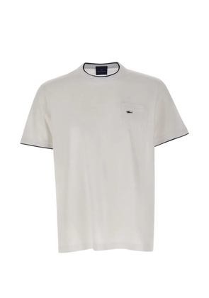 Paul & Shark logo-patch chest-pocket T-shirt - Neutrals