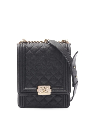 CHANEL Pre-Owned 2019 Boy shoulder bag - Black