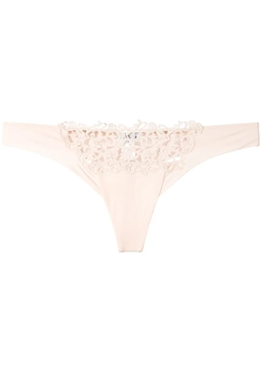 La Perla Petit Macrame thong - Neutrals