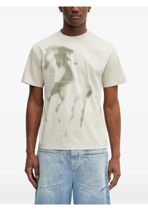 HELIOT EMIL graphic-print T-shirt - Neutrals