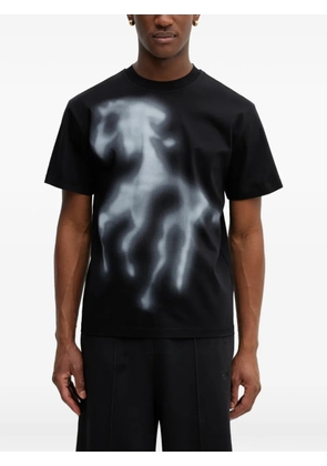 HELIOT EMIL airbrushed-effect T-shirt - Black