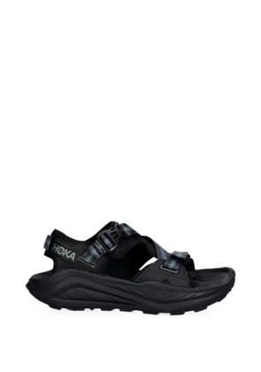 HOKA Infini Hike TC touch-strap buckle-fastening sandals - Black