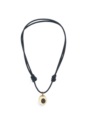 Dezso Coquito aquamarine and lemon quartz necklace - Pink