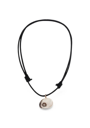 Dezso Edul Shell polki-diamond necklace - Pink