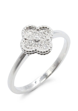 Van Cleef & Arpels Pre-Owned 2010s Sweet Alhambra diamond ring - Silver