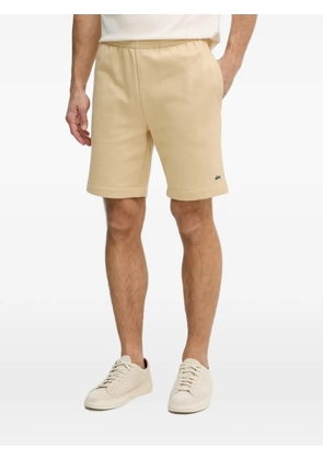Lacoste logo-patch track shorts - Neutrals
