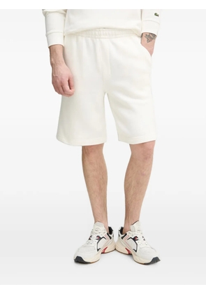Lacoste logo-patch track shorts - Neutrals