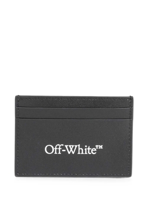 Off-White Heritage logo-print card holder - Black