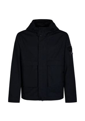 Stone Island long-sleeve hooded jacket - Black