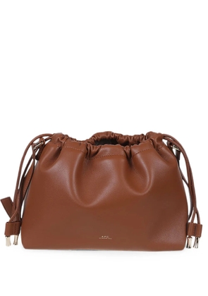 A.P.C. Ninon shoulder bag - Brown